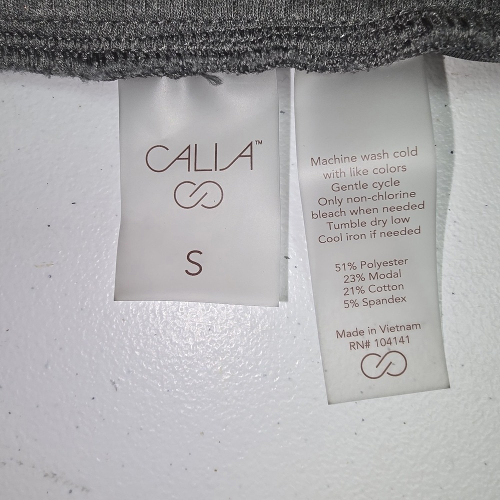 Calia Womens Gray Sweatpants Size S Activewear Casual Elastic Waist Straight Leg - Picture 7 of 7